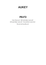 Aukey PA-F3 User Manual preview