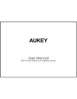 Preview for 1 page of Aukey PA-Y13 User Manual