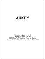 Aukey PB-Y23 User Manual preview