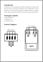 Preview for 2 page of Aukey PowerHub Mini PA-S10 User Manual