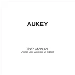 Предварительный просмотр 1 страницы Aukey SK-A6 User Manual