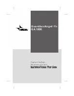 Aulisa Guardian Angel Rx GA1000 Instructions For Use Manual preview