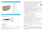 Предварительный просмотр 2 страницы AULUXE New Casa AW2020 Instruction Manual