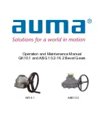 AUMA ABG 10.2 Operation And Maintenance Manual предпросмотр