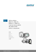 AUMA ACE C 01.2 Profinet Series Manual preview