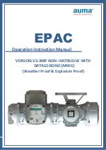 AUMA EPAC Operation & Instruction Manual preview