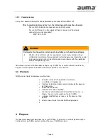 Preview for 9 page of AUMA PV1644 Operation Instructions Manual