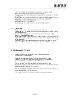 Preview for 14 page of AUMA PV1644 Operation Instructions Manual