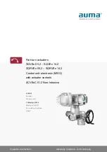 Предварительный просмотр 1 страницы AUMA SQRVEx 05.2 Manual