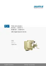 Предварительный просмотр 1 страницы AUMA SVM 05.1 Operating Instructions Manual