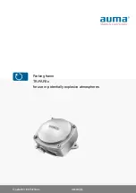 AUMA TR-PAFE Series Operation Instruction Manual предпросмотр