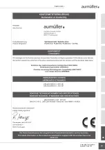 Предварительный просмотр 33 страницы Aumuller 576800 Assembly And Commissioning Instructions