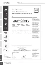 Предварительный просмотр 34 страницы Aumuller 576800 Assembly And Commissioning Instructions