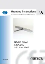 Preview for 1 page of Aumuller ferralux KSA MP Mounting Instructions