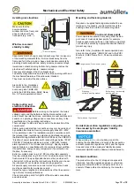 Preview for 33 page of Aumuller SP 8 Series Assembly Instructions Manual