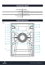 Preview for 3 page of auna multimedia 10028090 Manual