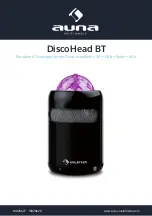 Предварительный просмотр 1 страницы auna multimedia DiscoHead BT User Manual