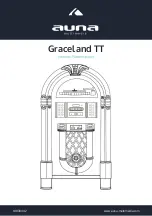 auna multimedia Graceland TT Manual preview