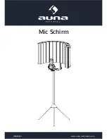 auna multimedia Mic Schirm Manual preview