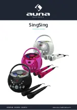 auna multimedia SingSing 10029920 Manual preview