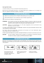 Предварительный просмотр 2 страницы auna 10010443 Manual