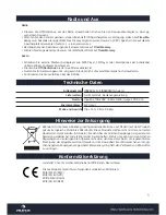 Предварительный просмотр 5 страницы auna 10028023 User Manual