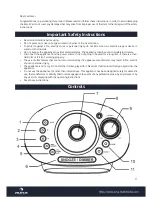 Предварительный просмотр 6 страницы auna 10028023 User Manual