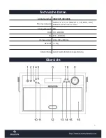 Предварительный просмотр 3 страницы auna Akkord 10029895 Instructions Manual