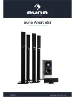 Предварительный просмотр 1 страницы auna Areal 652 Manual