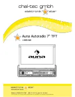 auna DTA90BT User Manual preview