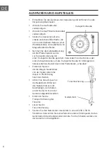 Предварительный просмотр 8 страницы auna Julie Ann 10035015 Manual