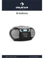 auna KrissKross 10022745 Instruction Manual preview