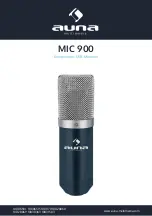 auna MIC 900 LED Manual предпросмотр