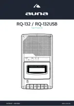 auna RQ-132 Manual preview