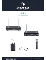 Preview for 1 page of auna VHF 1 Manual