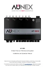 Aunex AP-9EQ Installation And Operation Manual preview