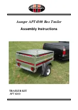 Предварительный просмотр 1 страницы Aunger APT4300 Assembly Instructions Manual