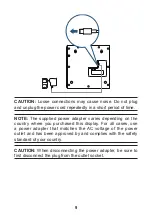 Предварительный просмотр 10 страницы AUO A.R.T. 17 Quick Start Manual