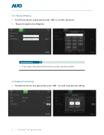 Предварительный просмотр 8 страницы AUO PowerLegato User'S Operation Manual