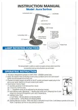 Preview for 1 page of Aura Light Sorbus Instruction Manual