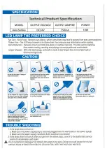 Preview for 2 page of Aura Light Sorbus Instruction Manual