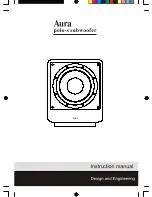 Aura Polo-s Subwoofer Instruction Manual предпросмотр