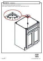 Предварительный просмотр 9 страницы AURAFINA V2421 Assembly Manual