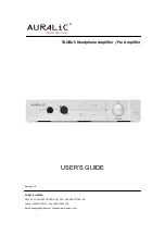 Auralic TAURUS User Manual предпросмотр