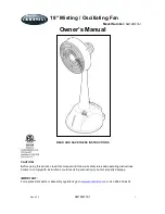 AuraMist AM12MF18-1 Owner'S Manual preview