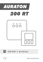 AURATON 200 RT Owner'S Manual preview