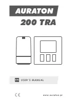 Preview for 1 page of AURATON 200 TRA User Manual