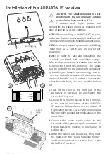 Preview for 4 page of AURATON R25 RT Owner'S Manual