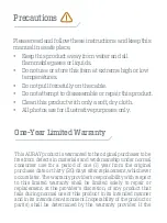 Preview for 5 page of auray RCH2N Owner'S Manual