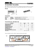 Предварительный просмотр 1 страницы AUREL TX-8LAVSA05 Instruction Manual